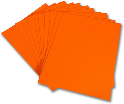 QIDIWIN EVA Foam Craft Sheets - 9x12 Inch 2mm Thick Versatile Non-Adhesive Foam for DIY, Cosplay, Scrapbooking, Classroom Projects - Durable, Flexible, Perfect for Crafting, 12 Pack(Orange) - Crafty Corner