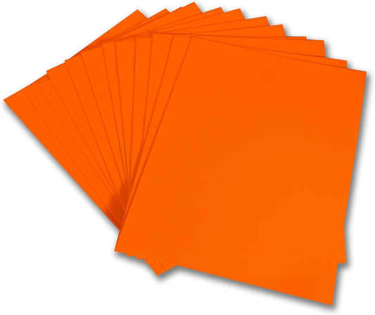 QIDIWIN EVA Foam Craft Sheets - 9x12 Inch 2mm Thick Versatile Non-Adhesive Foam for DIY, Cosplay, Scrapbooking, Classroom Projects - Durable, Flexible, Perfect for Crafting, 12 Pack(Orange) - Crafty Corner
