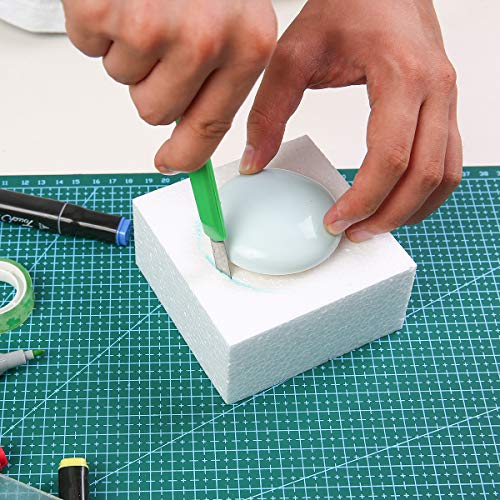 4x4x2in Craft Foam Blocks 12 Pack for Arts & Crafts School Projects