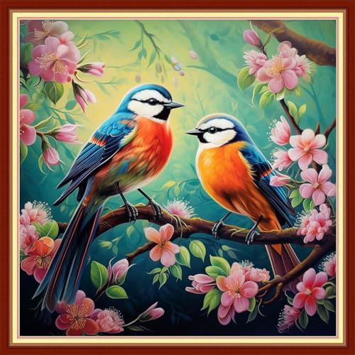 Cross Stitch Stamped Full Embroidery Kits DIY 11CT Cotton Thread Printed DIY Needlepoint Kits Craft Needlework Set Cross