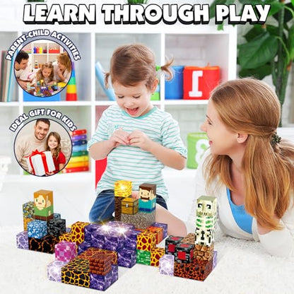 100PCS Magnetic Blocks (100 Count)