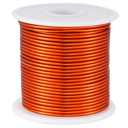 12 Gauge Orange Aluminum Craft Wire (105 Foot)