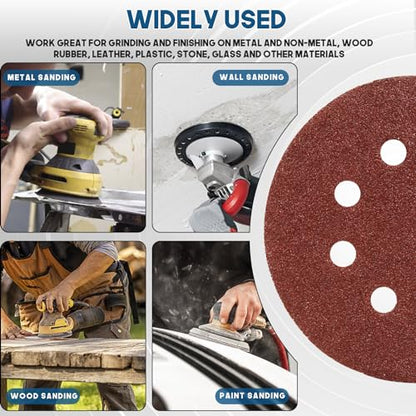 5 Inch 8 Hole Sanding Discs
