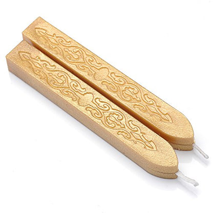 12Pcs Sealing Wax Sticks with Wicks for Wax Stamp (12 Count)
