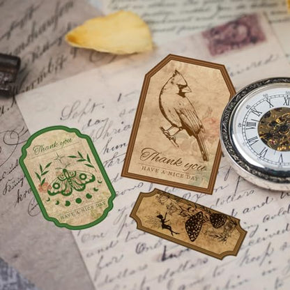 Label Clear Stamp Frame Stamps for Card Making Tag Silicone Stamps for Crafting Vintage Transparent Seals Rubber Stamp for DIY Scrapbooking Photo Albums Holiday Birthday Cards
