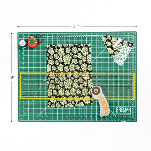 WA Portman 18x24 Quilting Cutting Mat Rotary Cutter Set (6 Count)