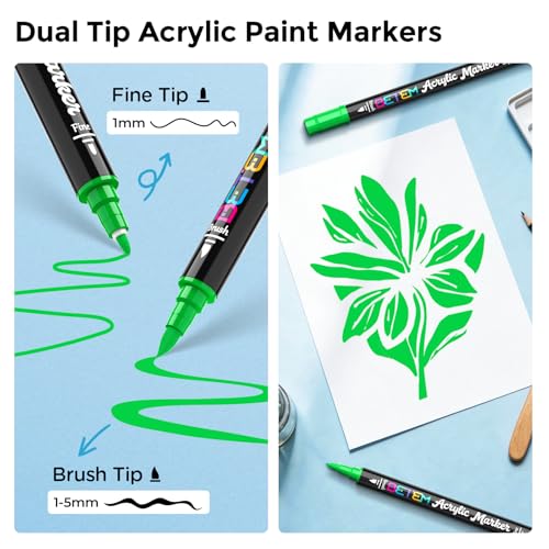 2 Paint Markers for Glass (10 Count)