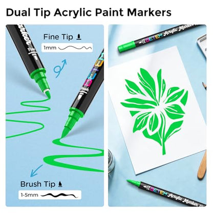 2 Paint Markers for Glass (10 Count)