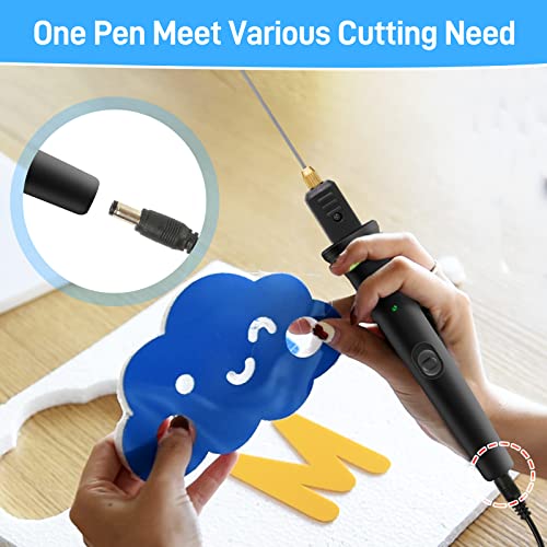 Foam Cutter 10CM Styrofoam Cutter pen with Power Light