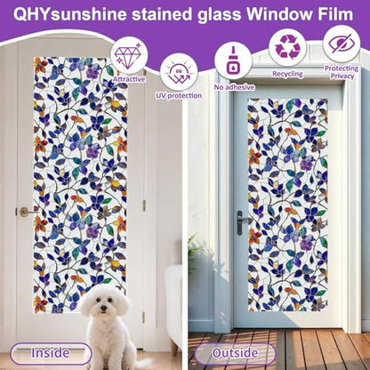 Window Privacy Film Stained Glass Window Film Frosted Window Film Window clings Non