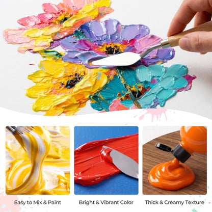 Bulk Acrylic Paint Set (253.5 Fl Oz)