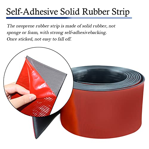 Neoprene Rubber Strips with Adhesive Backing Rubber Sheets