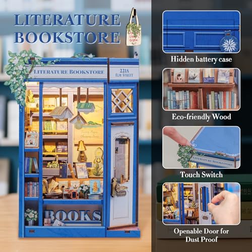Book Nook Kit 3D Wooden Puzzles for Adults