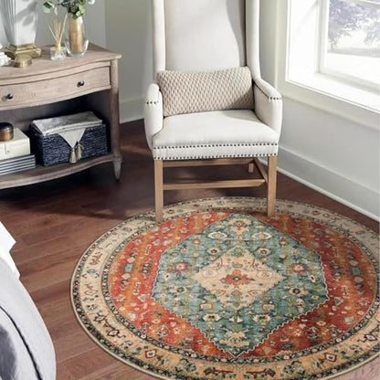 Felice Boho Tribal Round Rugs