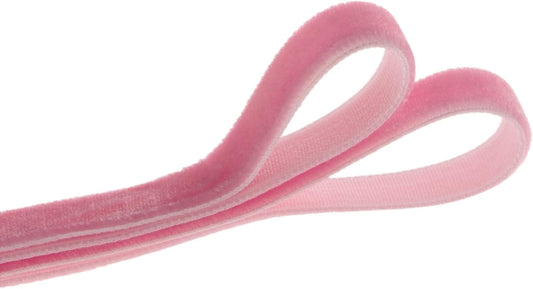 Vintage Peach Pink Velvet Ribbon Christmas Ribbon for Gift Wrapping Crafts Christmas Tree Ornaments Garland Decorations, 5/8 Inch X 25Yd - Crafty Corner
