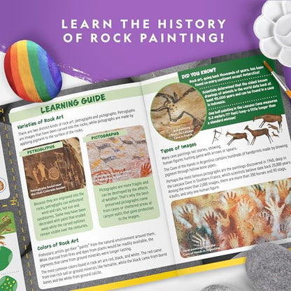 National Geographic Rock Painting Arts and Crafts Activity Kit for Kids