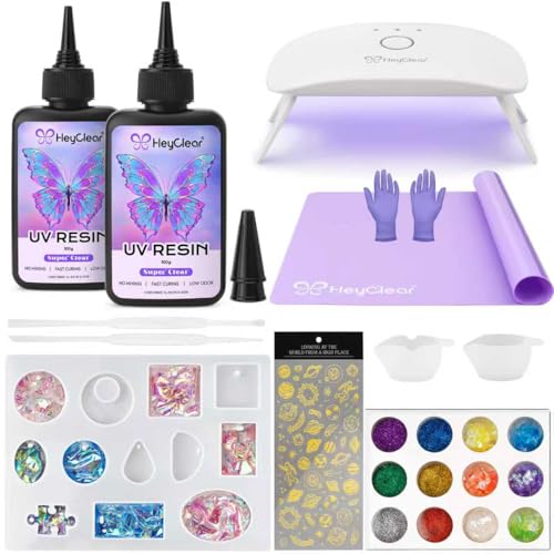 UV Resin Kit 200g with UV Light