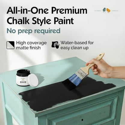Starless Night 16 Fl Oz Chalk Paint for Furniture All in One
