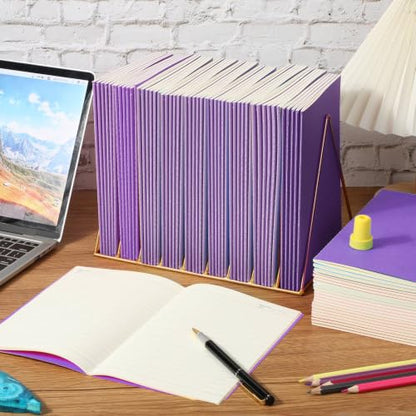 100 Pack A5 Composition Notebooks Bulk 5"x8" Notebooks Purple