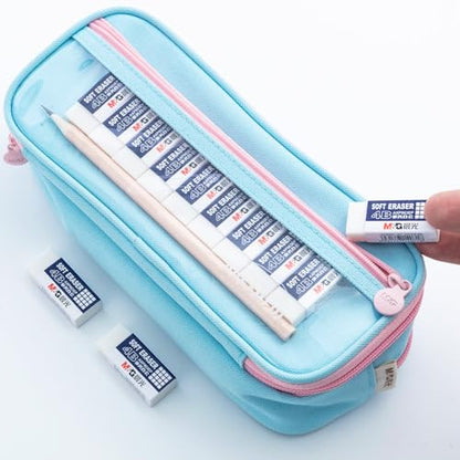 24 Pack White Erasers Bulk (24 Count)