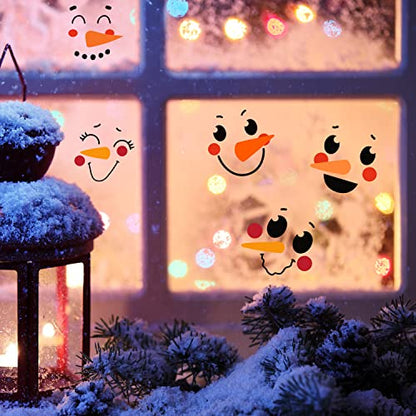 Scarecrow Snowman Face Stencils (20 Count)