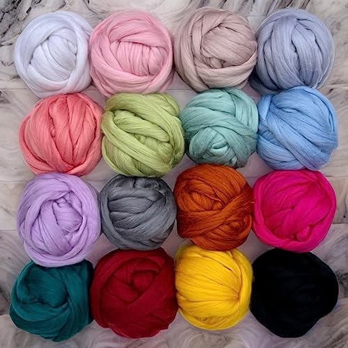 Dyed Corriedale Wool (28 Foot)