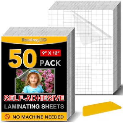 50 PCS Self Laminating Sheets