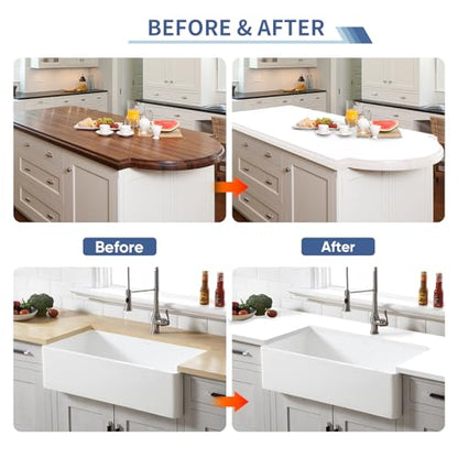 Bright White Marble Countertop Paint Kit (76 Fl Oz)