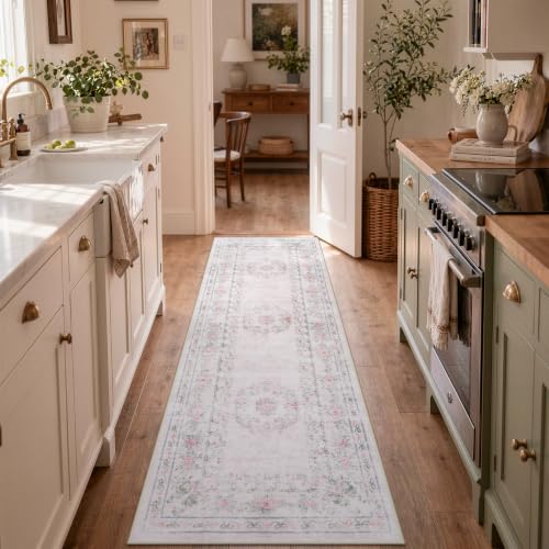 Pink Bow Runner Rug