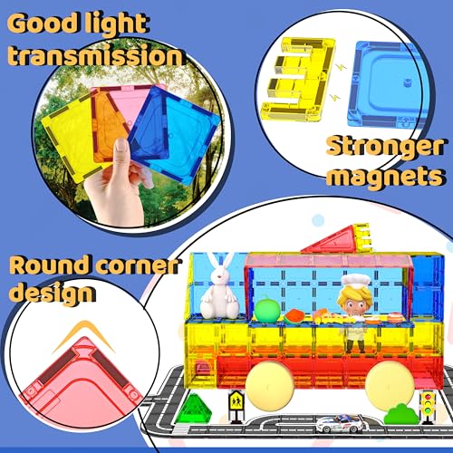 Magnetic Tiles (38 Count)