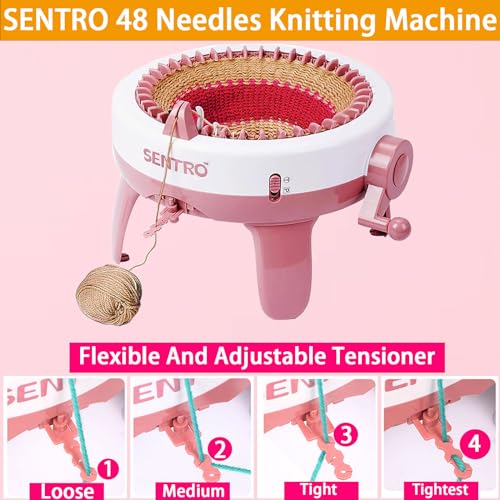 Sentro 48 Needle Knitting Machine with Row Counter