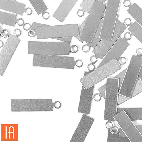 Premium Metal Stamping Rectangle Blanks for Metal Stamping and Jewelry Making (24 Count)