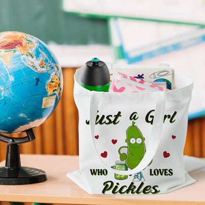 Cute Pickle Canvas Bags Set