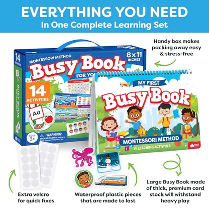 Montessori Busy Book for Toddlers 3