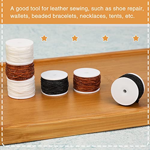 6 Pack Waxed Thread Leather Sewing Thread Stitching Tool (6 Count)