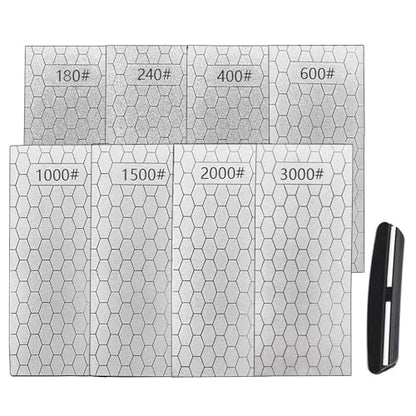 Diamond Sharpening Stone for 6 PCS Diamond Plate Honing Stone for Kitchen Sharpening Dull Knives Grindstone