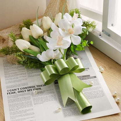 2.5 Inch Sage Green Polypropylene Ribbon