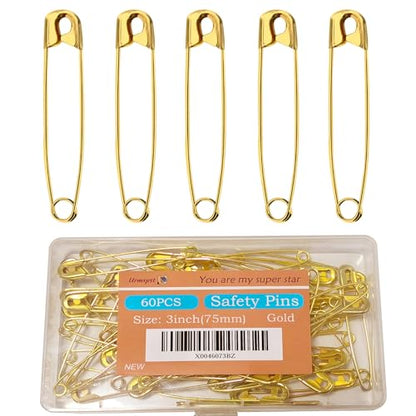 60PCS Safety Pins (60 Count)