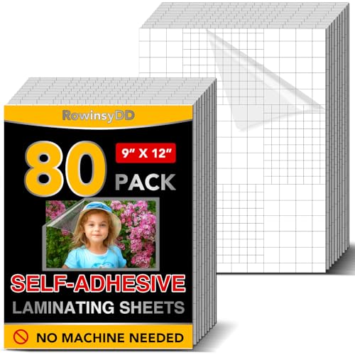 80 PCS Self Laminating Sheets