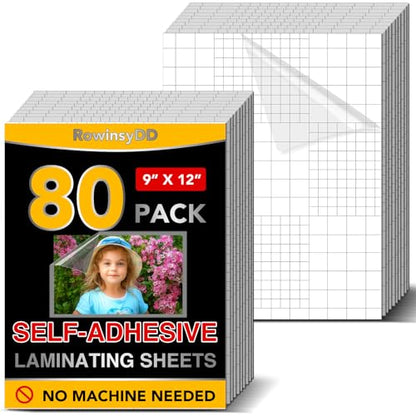 80 PCS Self Laminating Sheets