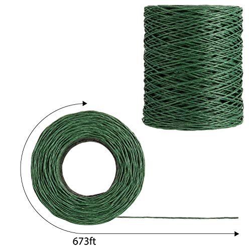 673 Feet Floral Vine Bind Wire Rustic Craft Wire (673 Foot)