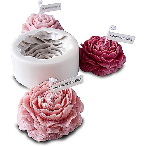 Peony Rose 3D Flower Resin Cake Mold