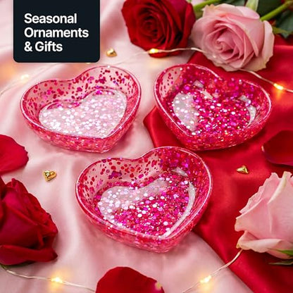 Craft Glitter Fluorescent Pink 100g Extra Chunky Glitter