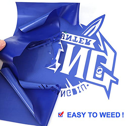 Blue Heat Transfer Vinyl Rolls