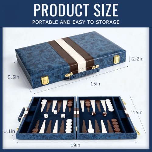 Backgammon Board Game Set