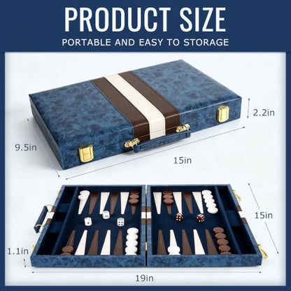 Backgammon Board Game Set
