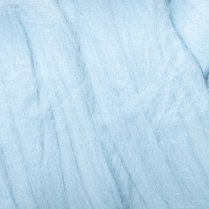 Kondoos Colored Natural Wool roving, 8 OZ. Best Wool for Needle Felting, Wet Felting, handcrafts and Spinning. (Light Blue)