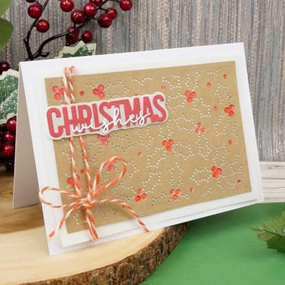Metal Cutting Dies DIY Merry Christams Embossing Stencil Template Scrapbooking Card Making Mold Photo Album Arts Crafts Tools