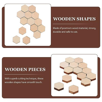 Hexagon Wood Pieces