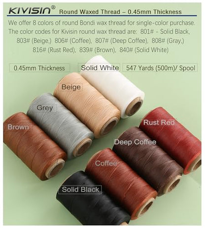 Thin Wax Polyester Thread (1638 Foot)